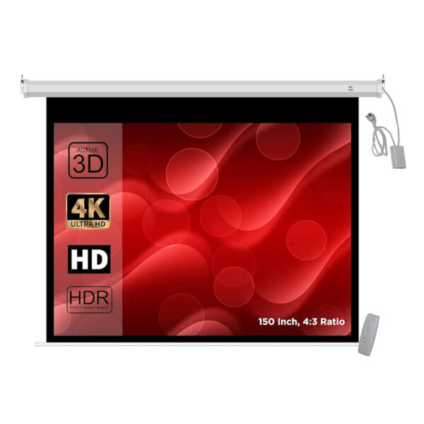 Visiontek 150 inch motorized Screen 