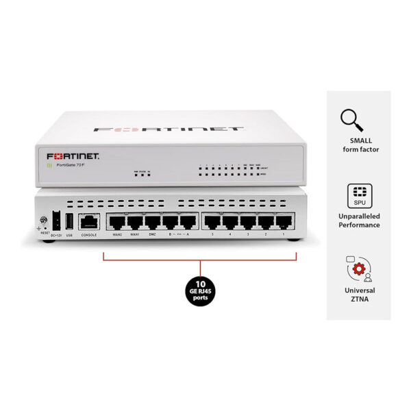 Fortinet FortiGate 70F Hardware – Next-Gen Firewall Security with 1 Year Xtreme Protection 
