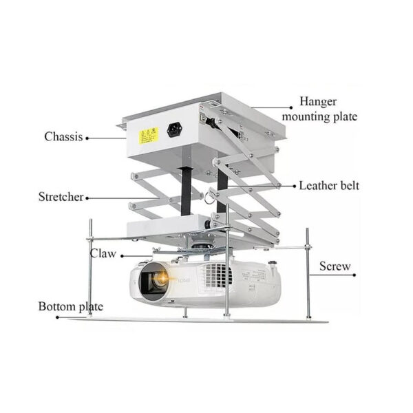 C Lite 2 Meter Motorized Projector Lift