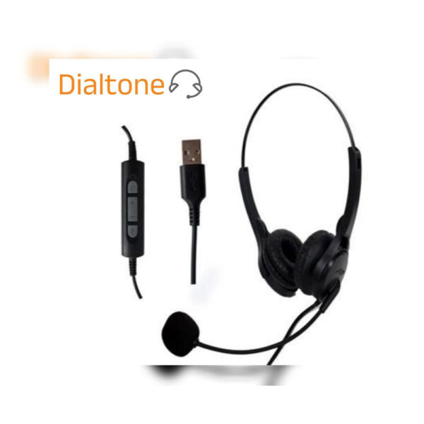 DIALTONE USB NOISE CANCELLATION HEADSET - OT 300
