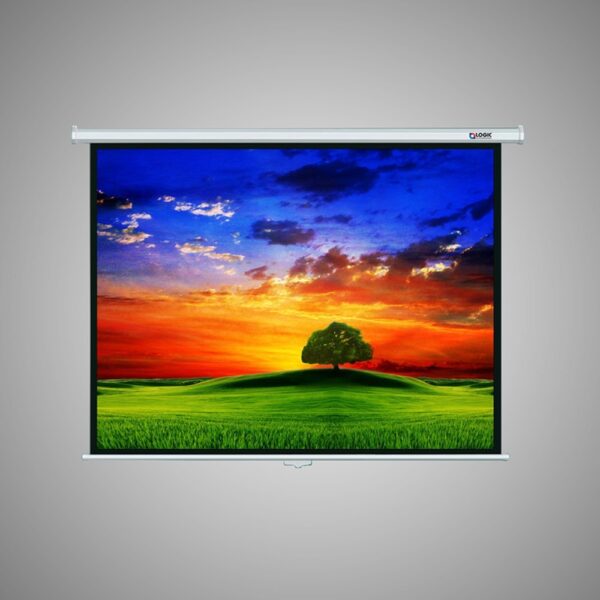 Logic 100 Inch MW (7 x 5) Sync Motor Screen with RF Remote LGS-100M