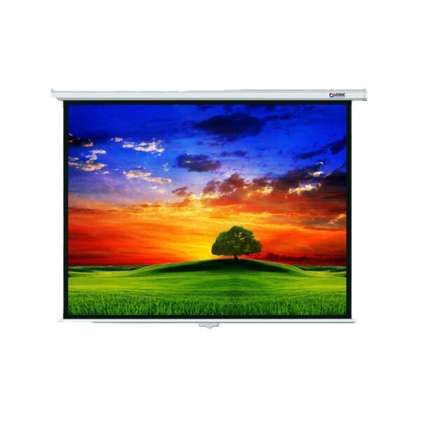 LOGIC 150 inch MW (10?8) Sync Motor screen with RF remote LGS-150M