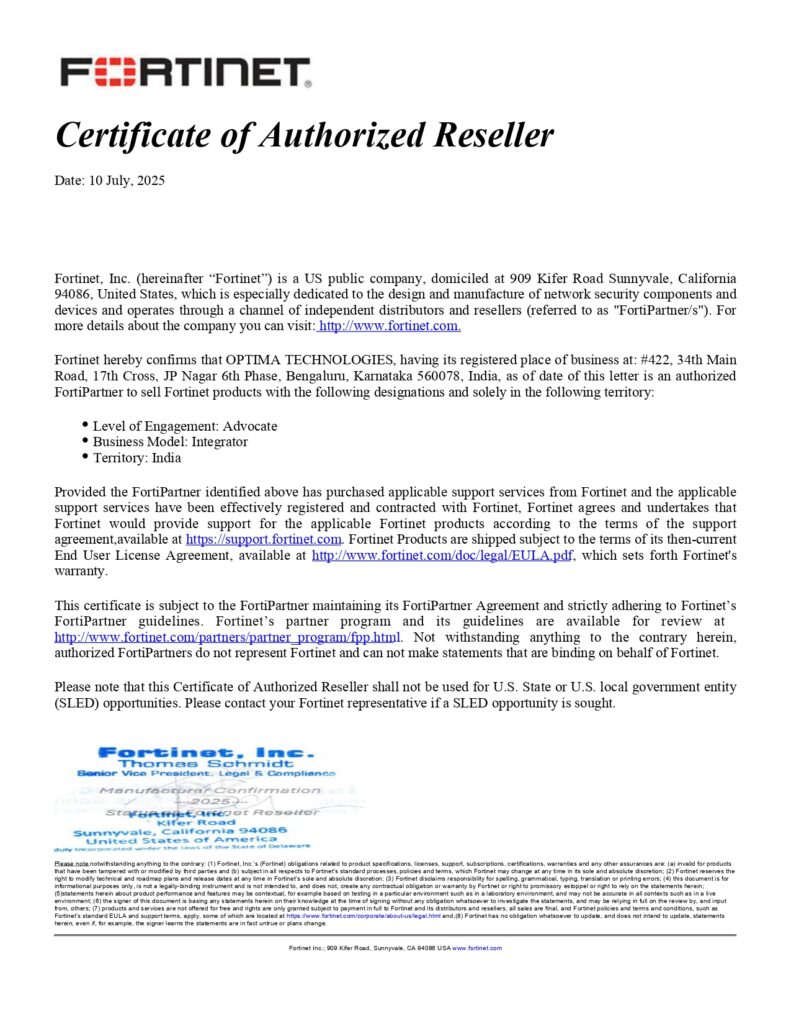 Optima_Fortinet_Certificate_page-0001