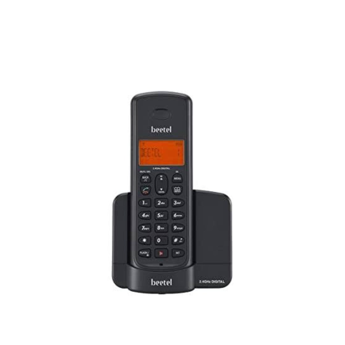 Beetel X90 cordless landline phone handset and charging base