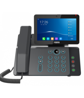 Fanvil V67 smart video IP phone with adjustable touchscreen and camera