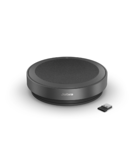 Jabra Speak2 75 premium conference speakerphone with microphone quality indicator